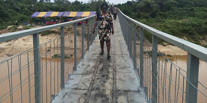 Assin South Communities Footbridge Completed 2022