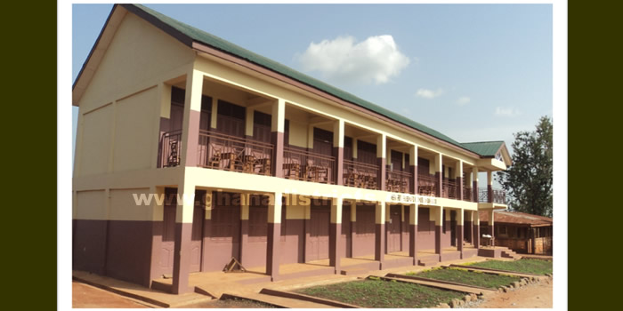 2 Storey 6-Unit Classroom Block, Office, Store, Staff Common Room, Eatery and Toilet Facilities at Bekwai  R/C School.