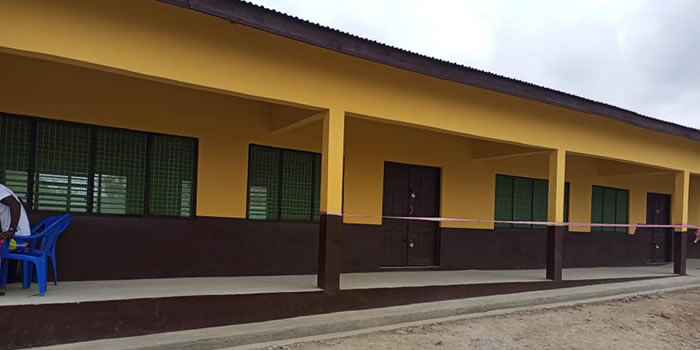 Gomoa East Commissions three unit classroom block for Nkwantanan D/A Basic School 2021