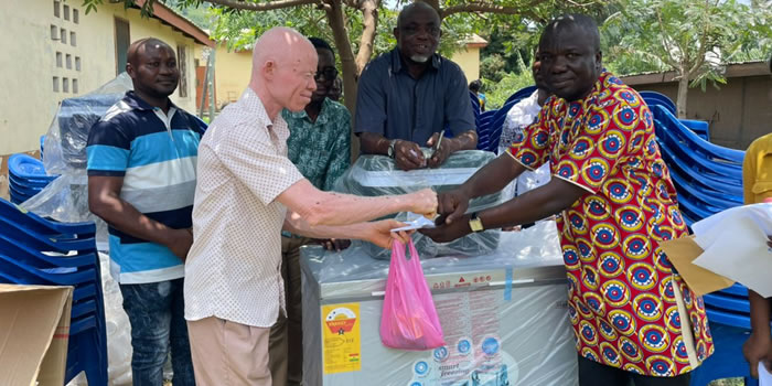 Lower Manya Krobo Persons with Disability receive items 2022