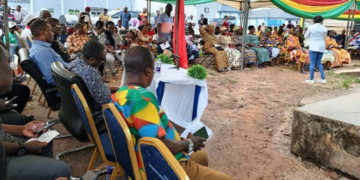 Tarkwa Nsuaem MCE commissions a Community Centre at Essaman Kakraba 2022