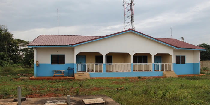 Construction of semi detach nurses quarters at Goaso