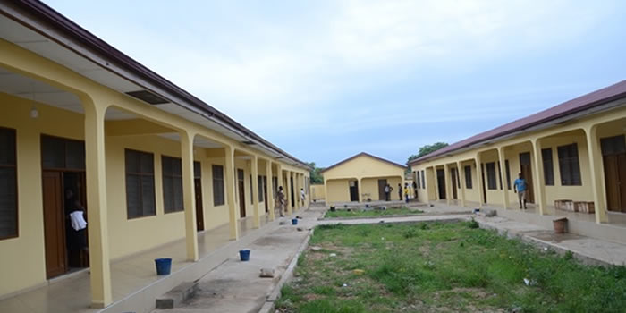 Single Storey Building Dometory at Daffiama SHS Funded by Gegfund