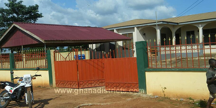 Renovated Area Council Office for NHIS at Nkrankwanta