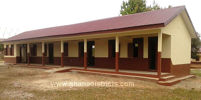 3 Unit Classroom Block with Office and Store at Nkrankwanta RC JHS