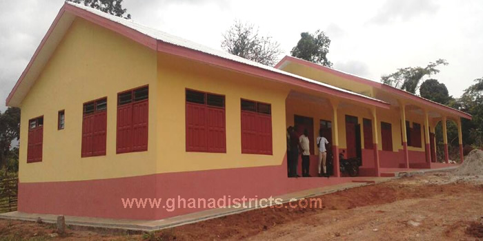 3 Unit Classroom Block with Office and Stores at Adiemra No.3