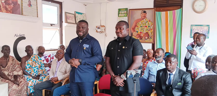 Ahafo Ano South West District -  Ashanti Regional Minister Inspects Developmental Projects 2025