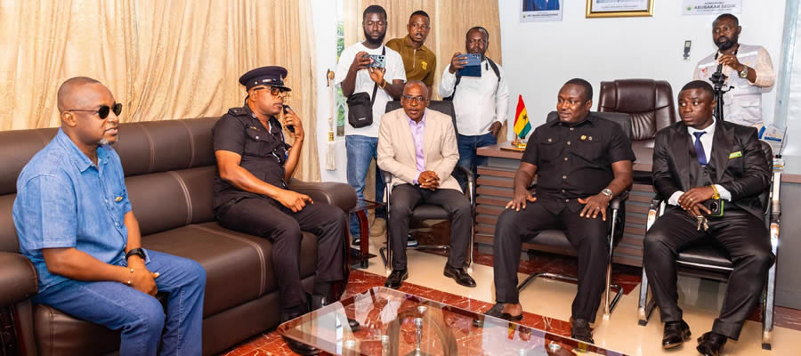 Ahafo Ano South West District -  Ashanti Regional Minister Inspects Developmental Projects 2025