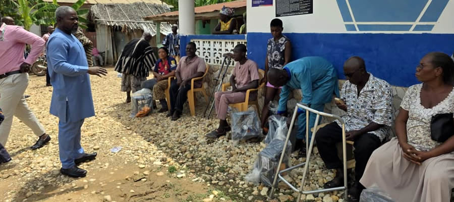 Denkyembour District Assembly DCE distributes Cooking Stoves to Persons With Disabilities 2025