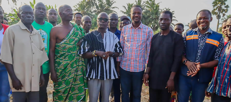 Ellembelle DCE Cuts Sod for New School Blocks 2025