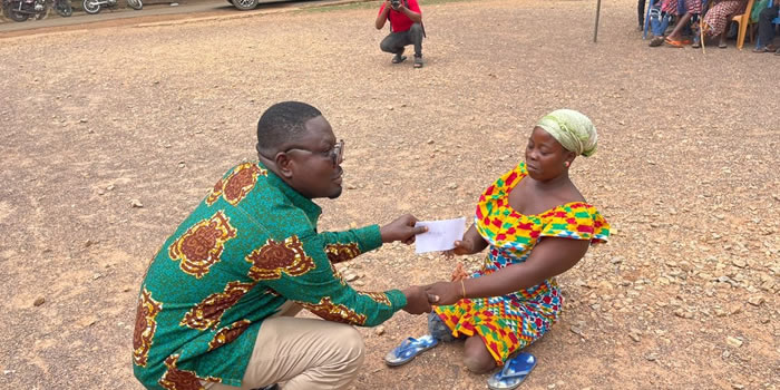 Nkwanta South Municipal Assembly presents monetary support to PWDs 2024