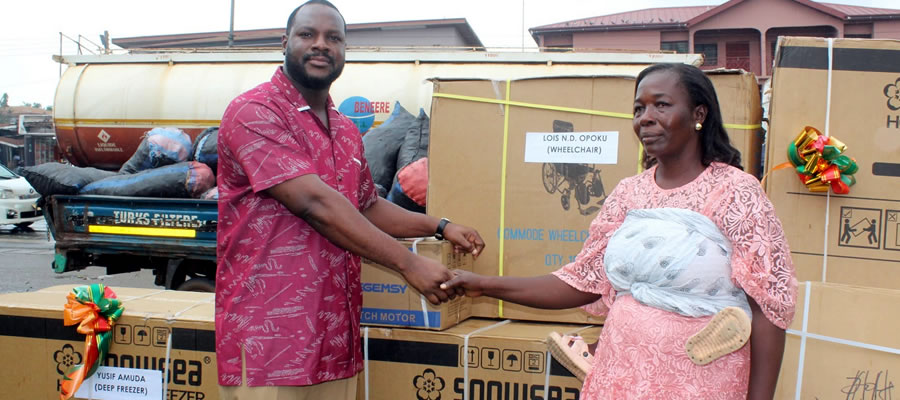 Oforikrom Assembly Supports 30 Persons with Disabilities